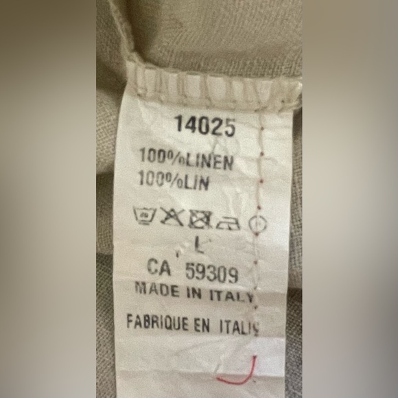 AM Basic Collection 100% Italian Linen Skirt *Like New*. Size L - Picture 5 of 7